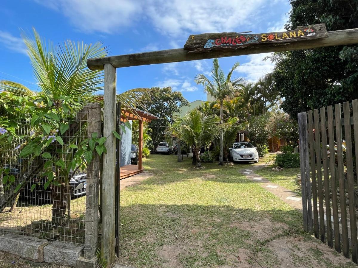 Chales Solana Localizados 50 Metros Do Mar Garopaba Exterior photo
